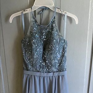 Kennedy blue bridesmaid dress